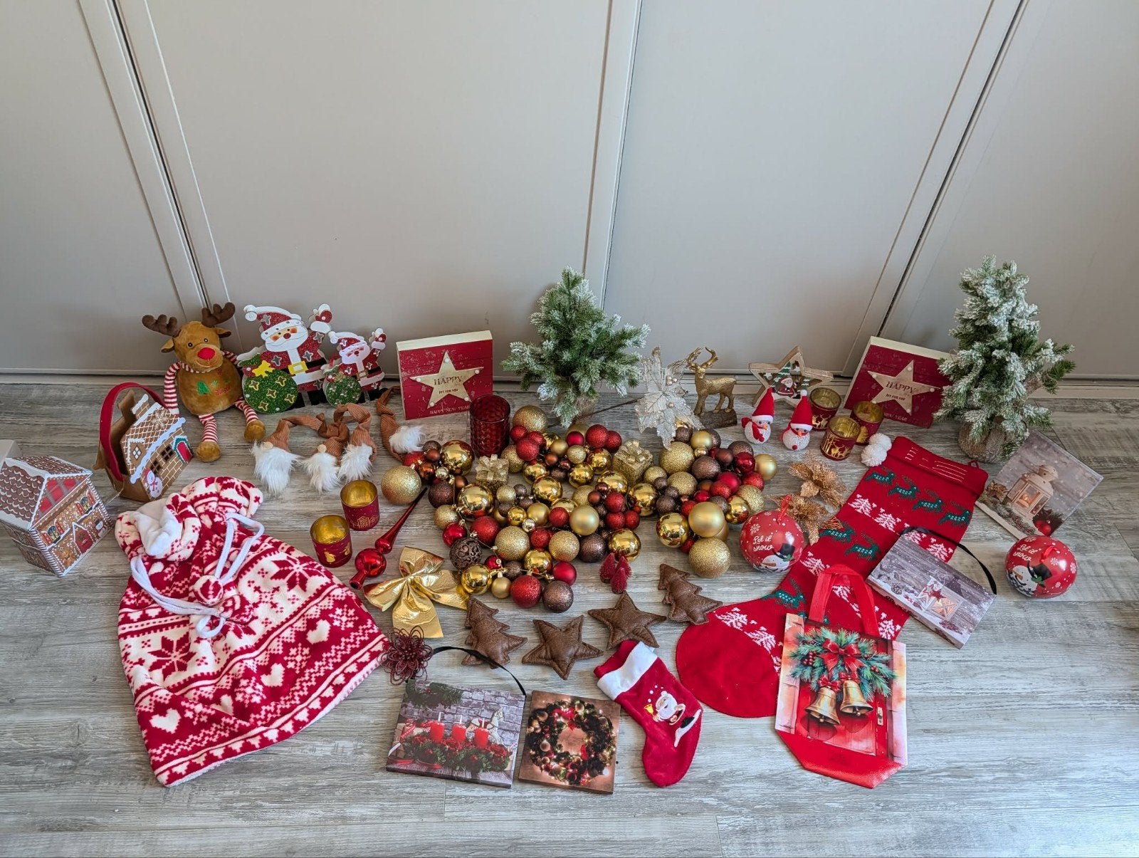 Grote partij kerstdecoratie – compleet pakket, Diversen, Kerst, Ophalen