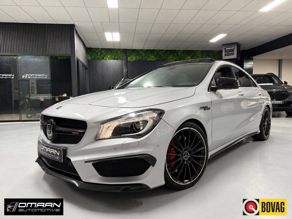 Mercedes-Benz CLA-klasse CLA 45 AMG 4M BRABUS LOOK PANO KUIP, Gebruikt, 4 cilinders, Bedrijf, 361 pk