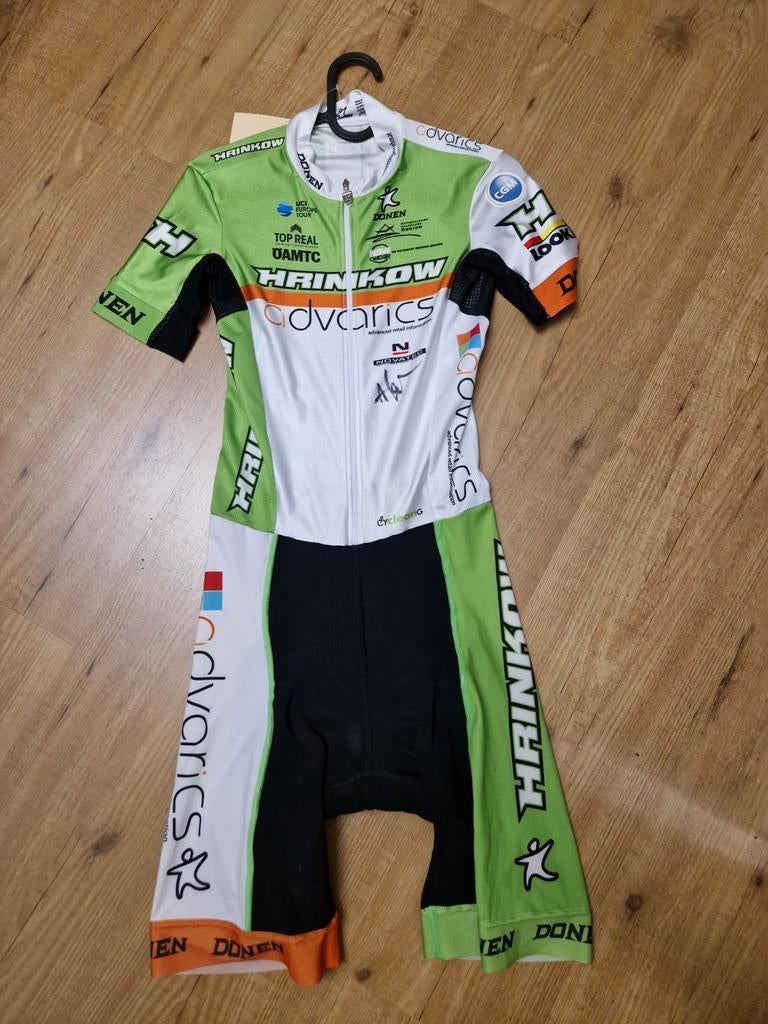 Wielershirt Hrinkow gesigneerd, Verzenden, Zo goed als nieuw, Buitenlandse clubs, Shirt