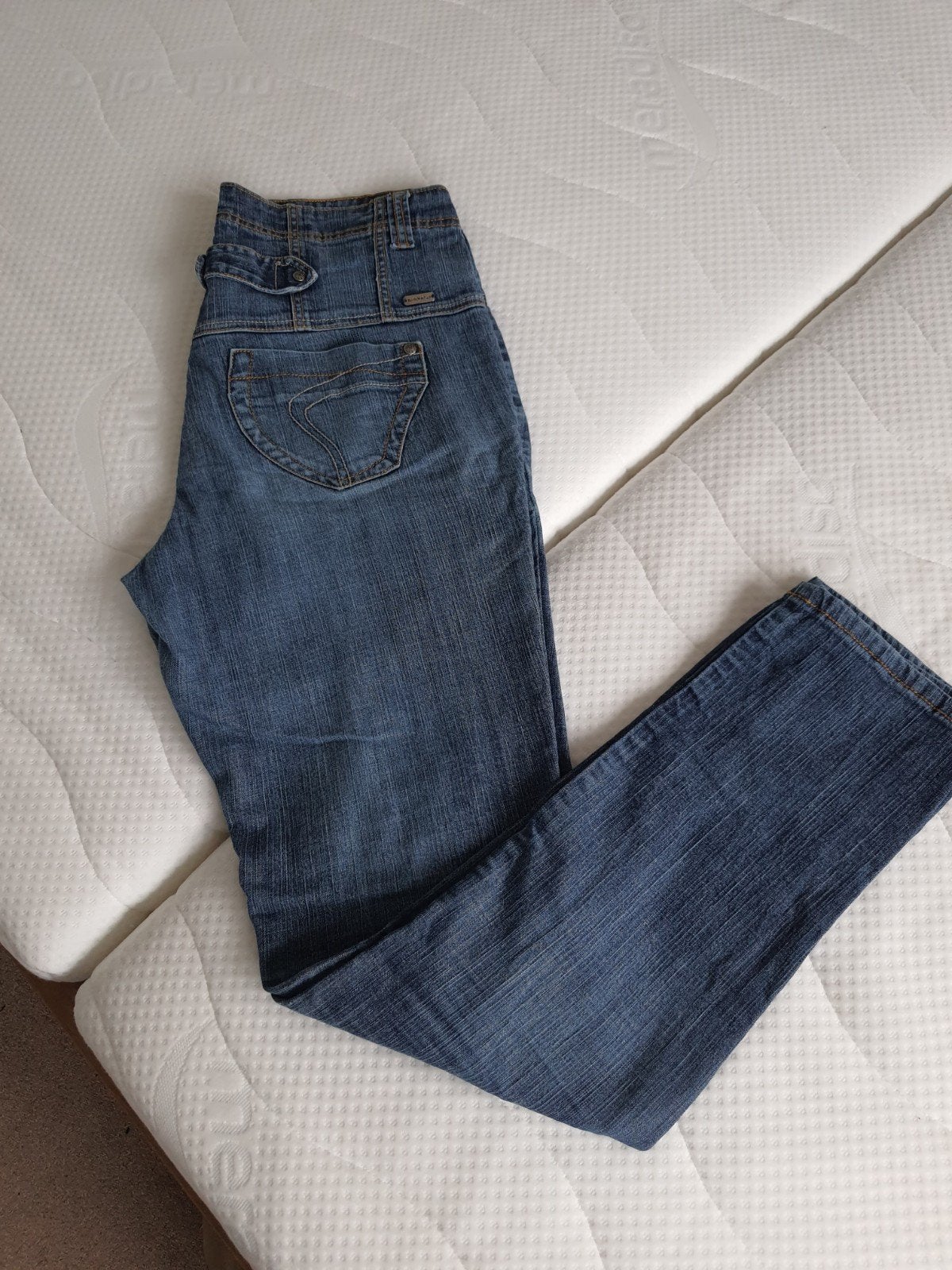 zgan spijkerbroek maat 40, Ophalen, Zo goed als nieuw, Blauw, W30 - W32 (confectie 38/40)