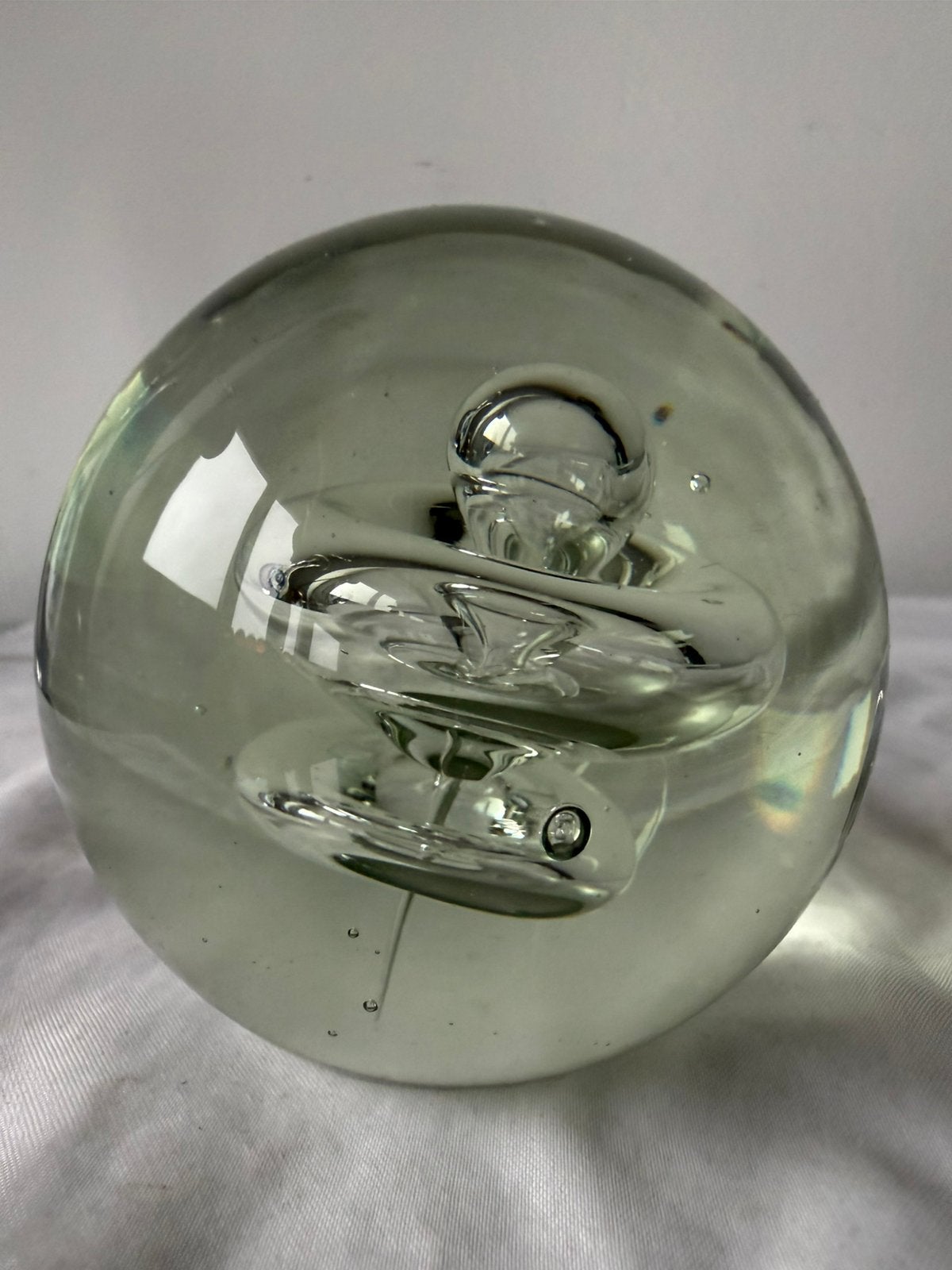Murano Presse Papier Swirl Tornado of spiraal, Ophalen of Verzenden