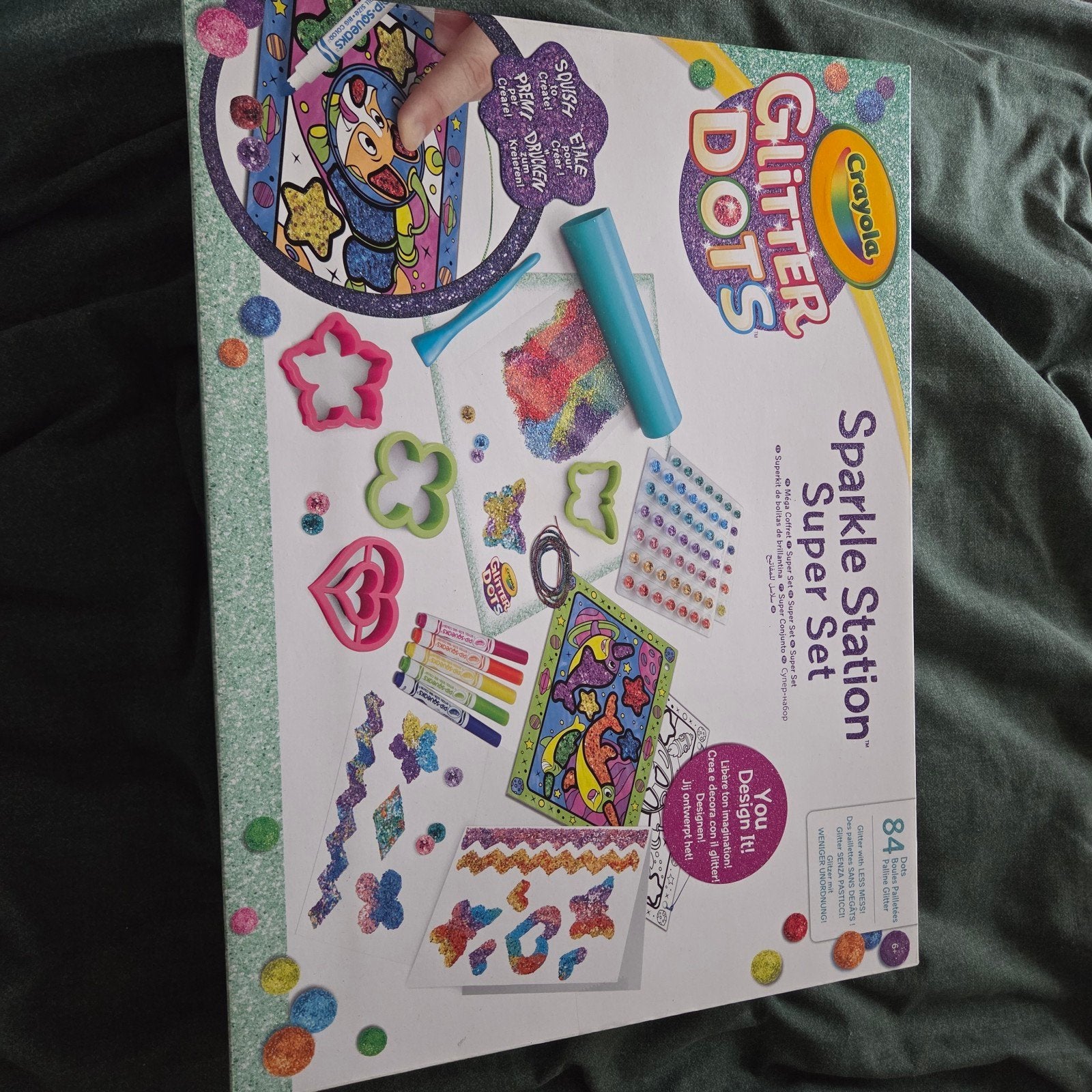 Crayola Glitter Dots Sparkle Station Super Set - Nieuw, Ophalen of Verzenden, Nieuw, Knutselset, Overige merken