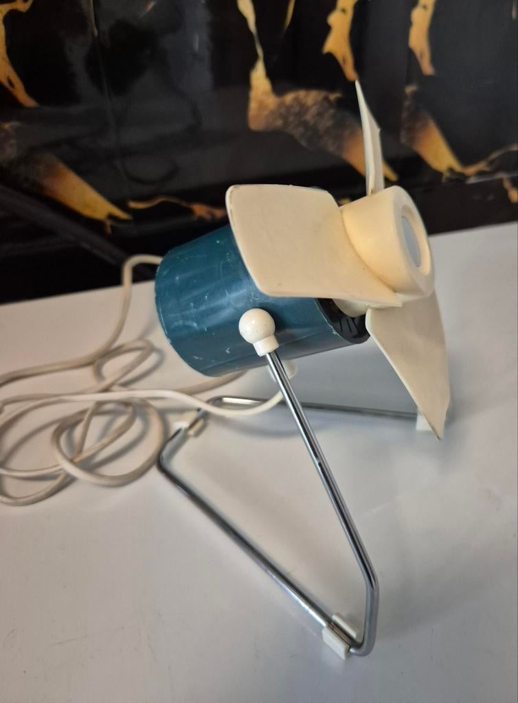Vintage Tafelventilator - Retro Design, Ophalen of Verzenden, Gebruikt, Tafelventilator