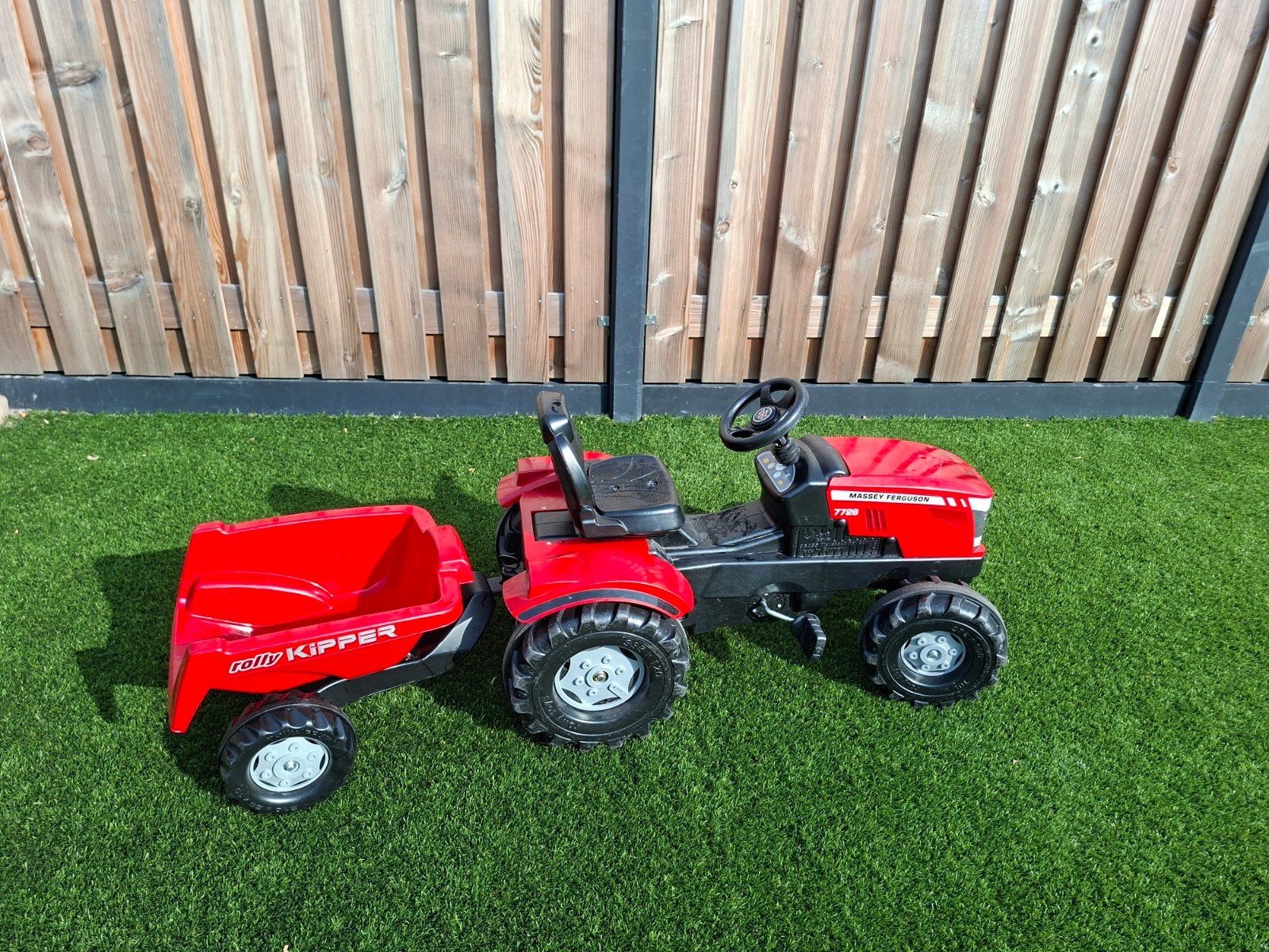 trap tractor Massey Ferguson  met Rolly Kipper, Ophalen of Verzenden, Overige merken
