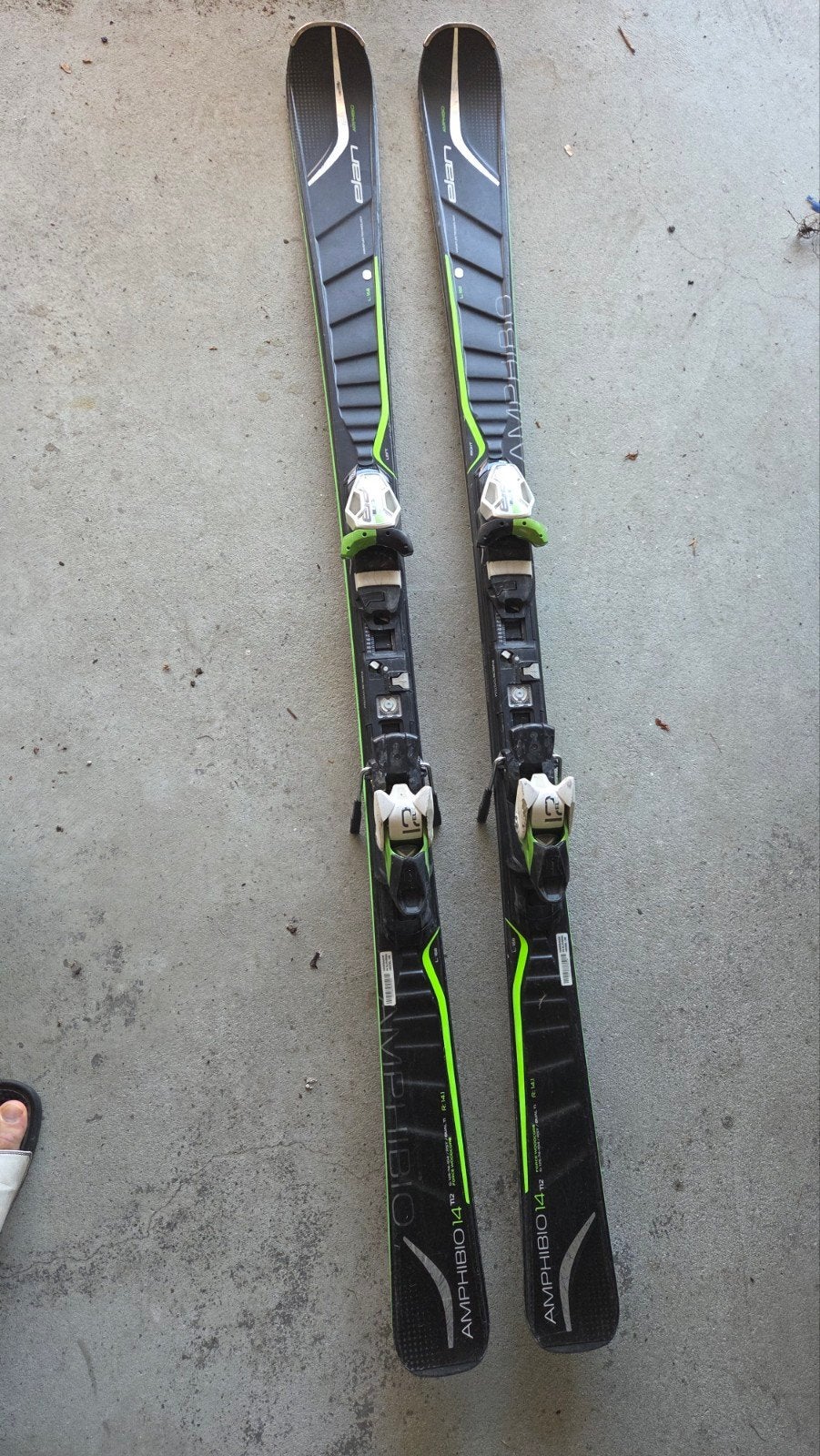 Elan Amphibio 14 Ti Ski's - 168 cm, 160 tot 180 cm, Gebruikt, Ophalen of Verzenden, Carve