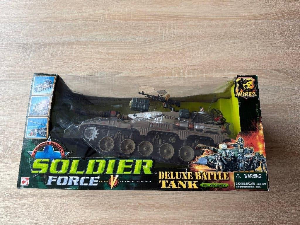 Soldier Force V Deluxe Battle Tank, Ophalen of Verzenden, Zo goed als nieuw