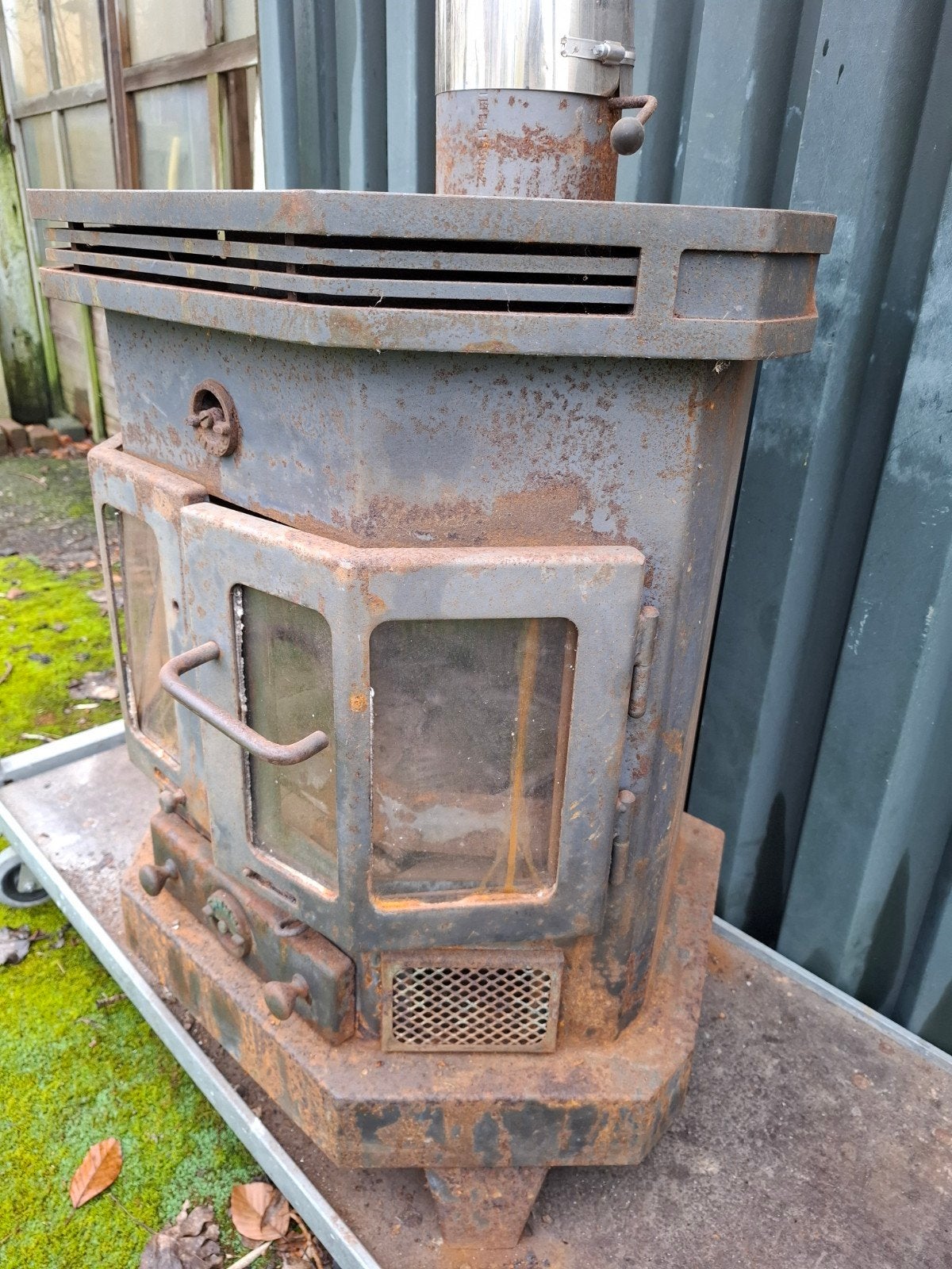 Barbas Hamar 85 / Rosolo Houtkachel - 9 kW, Ophalen, Gebruikt, Houtkachel, Vrijstaand