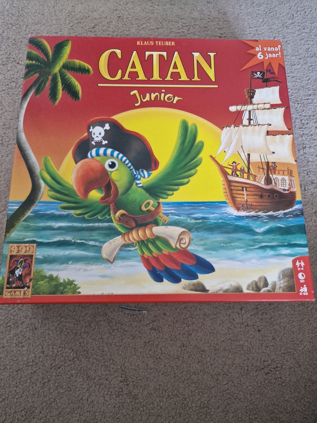 Catan Junior - Het populaire bordspel voor jonge avonturiers, Drie of vier spelers, Ophalen of Verzenden, Gebruikt, 999 Games