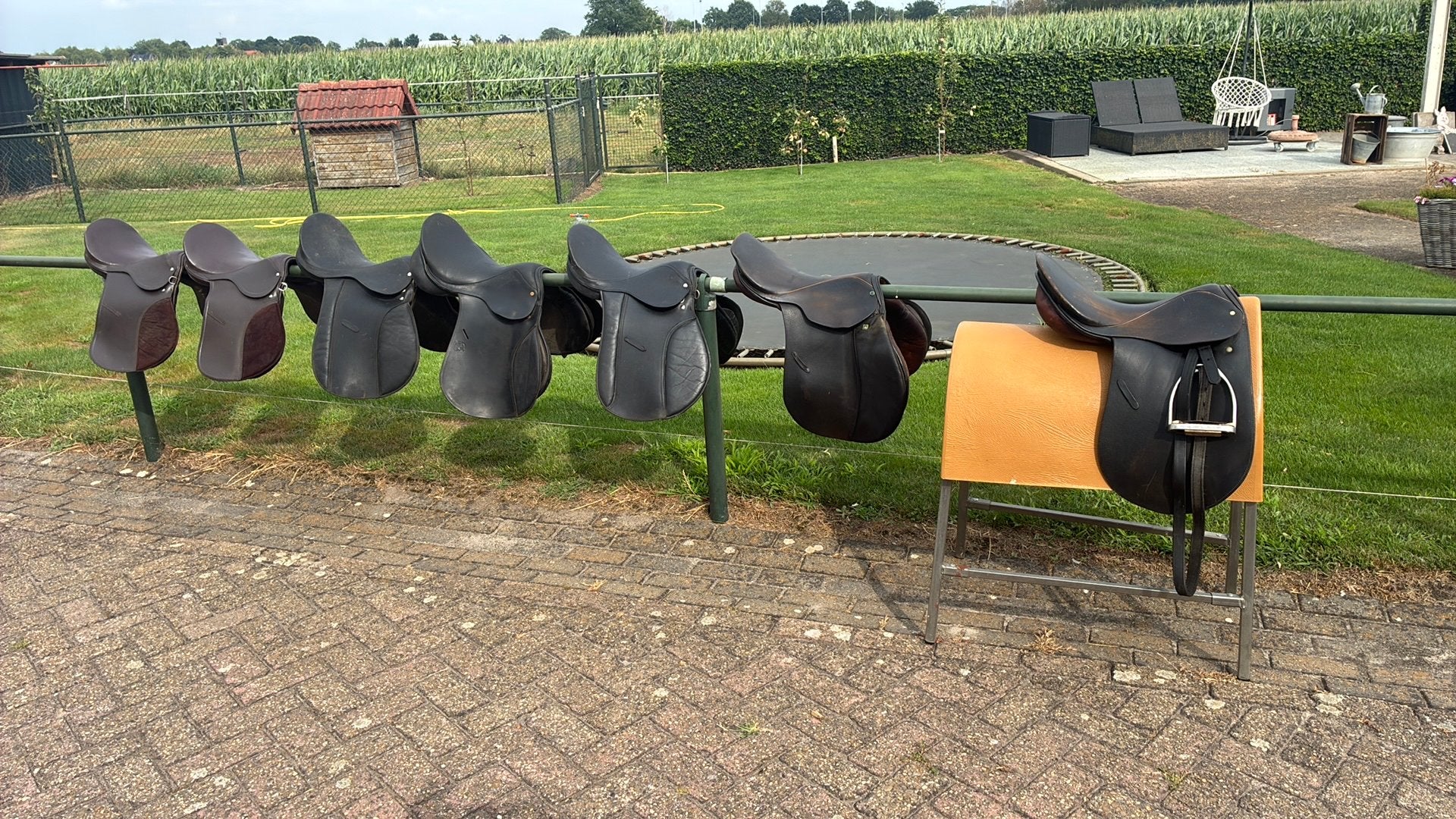 Partij paarden pony zadels, Ophalen of Verzenden, Dressuur