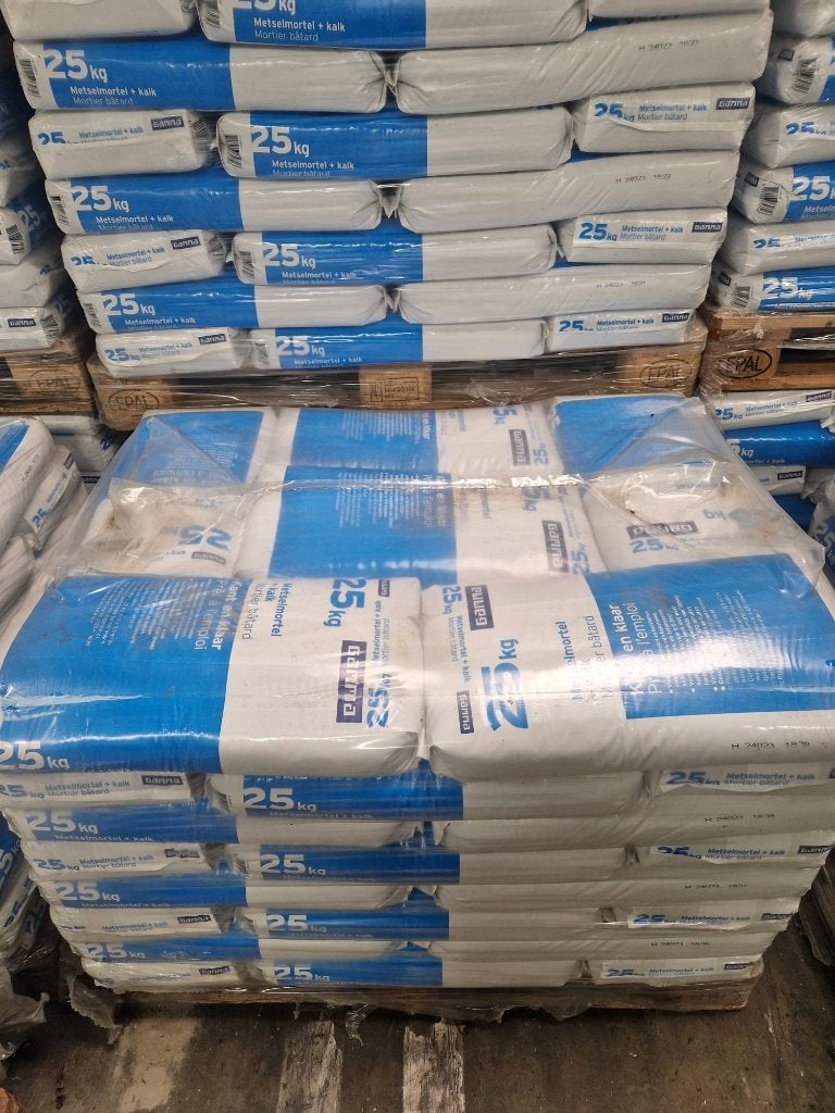 Pallets Metselmortel met Kalk, Ophalen of Verzenden, Nieuw