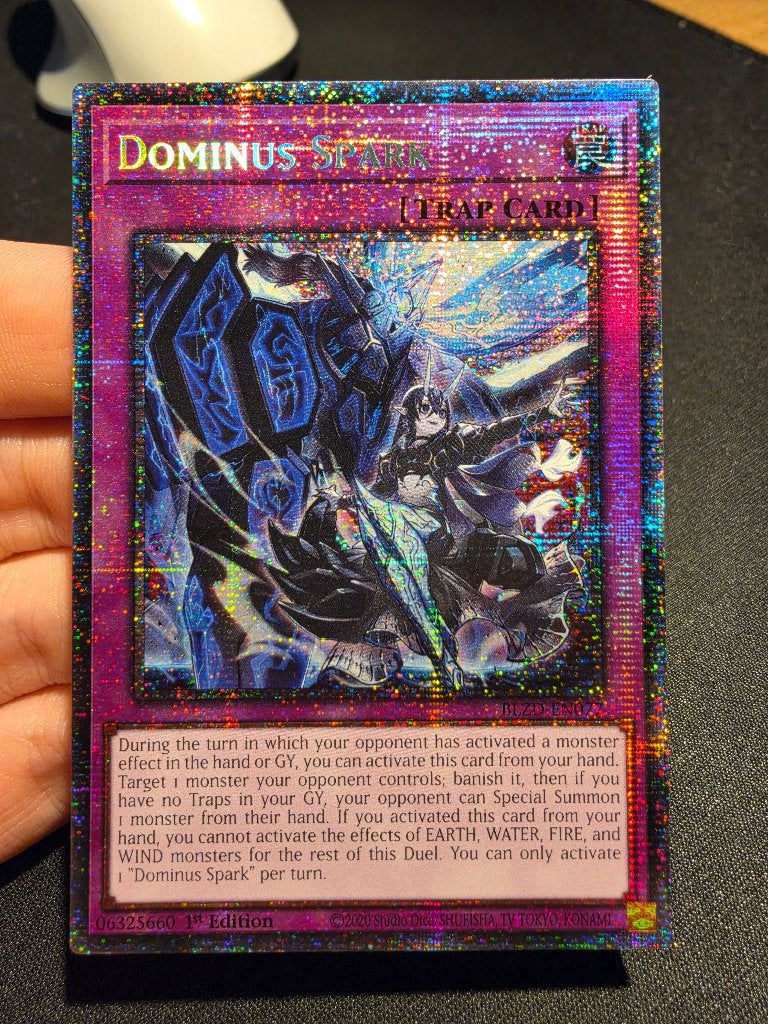 Dominus Spark (BLZD-EN077, Starlight Rare, Near Mint), Ophalen of Verzenden, Zo goed als nieuw, Losse kaart, Foil
