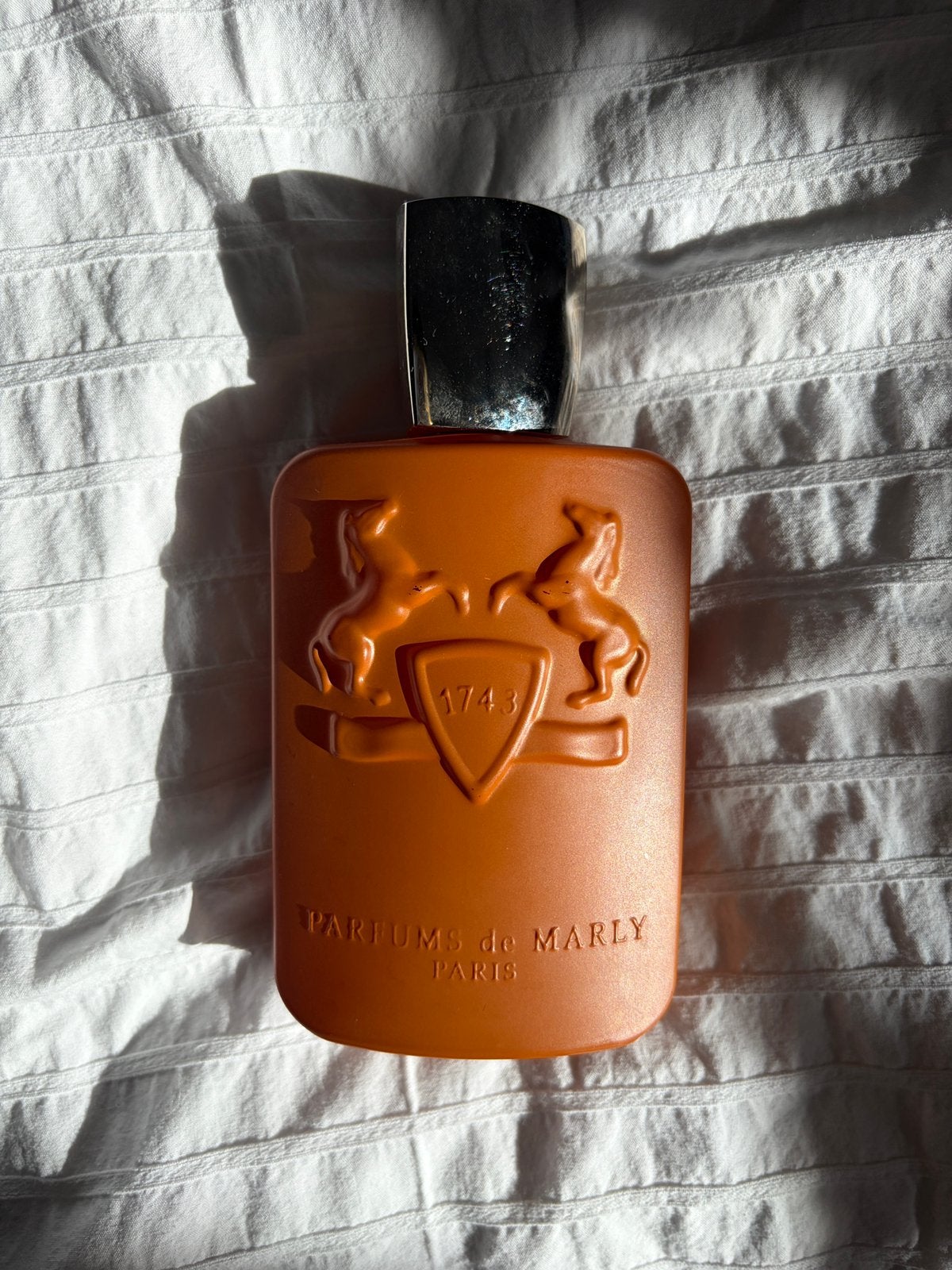 Parfums de Marly Althair, Verzamelen, Ophalen of Verzenden, Zo goed als nieuw, Parfumfles