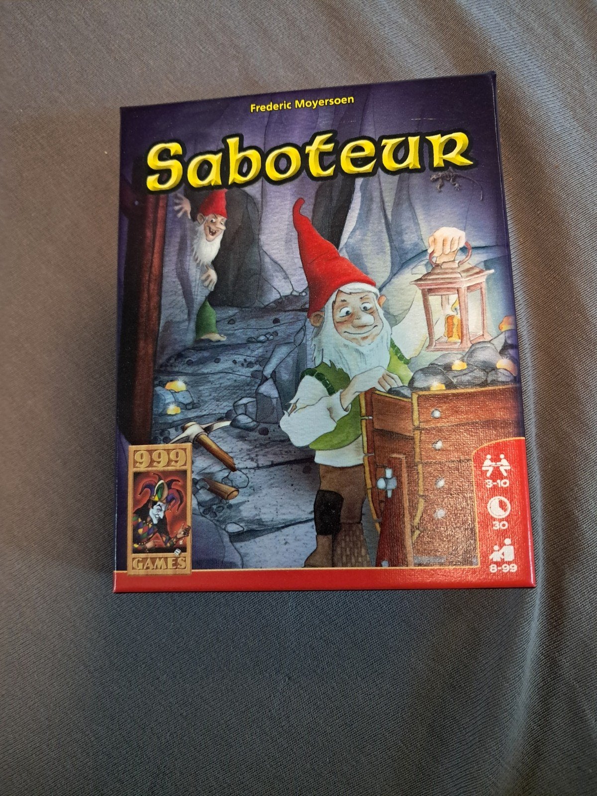 Saboteur spel - Strategisch kaartspel voor de familie, Drie of vier spelers, Ophalen of Verzenden, Zo goed als nieuw, 999 Games
