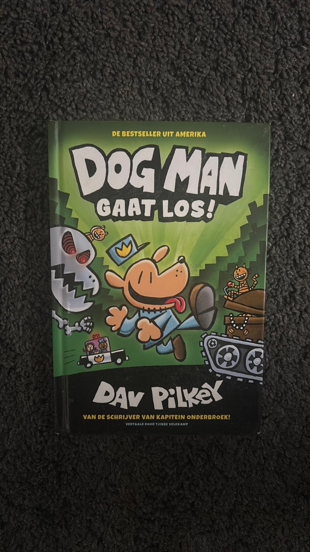 Dav Pilkey - Dog Man gaat los!, Fictie algemeen, Ophalen of Verzenden, Zo goed als nieuw, Dav Pilkey