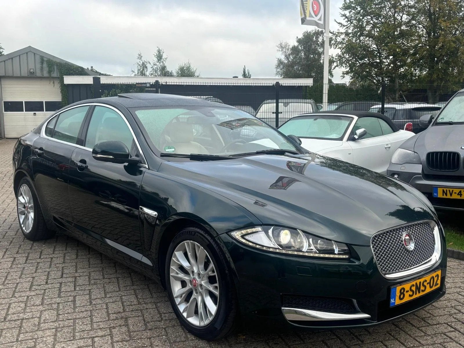 Jaguar XF 3.0 V6 Benzine 2013 Facelift Groen Schuifdak NL Au, Automaat, Euro 5, Achterwielaandrijving, Gebruikt