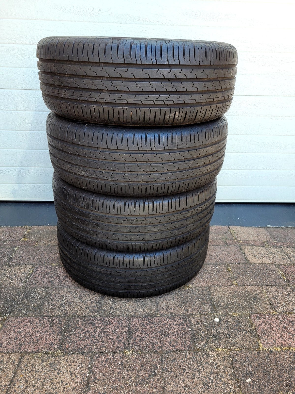 4x continental zomerbanden 215 55 17 zomer BIJNA NIEUW !!!, Ophalen, 215 mm, 17 inch, Band(en)