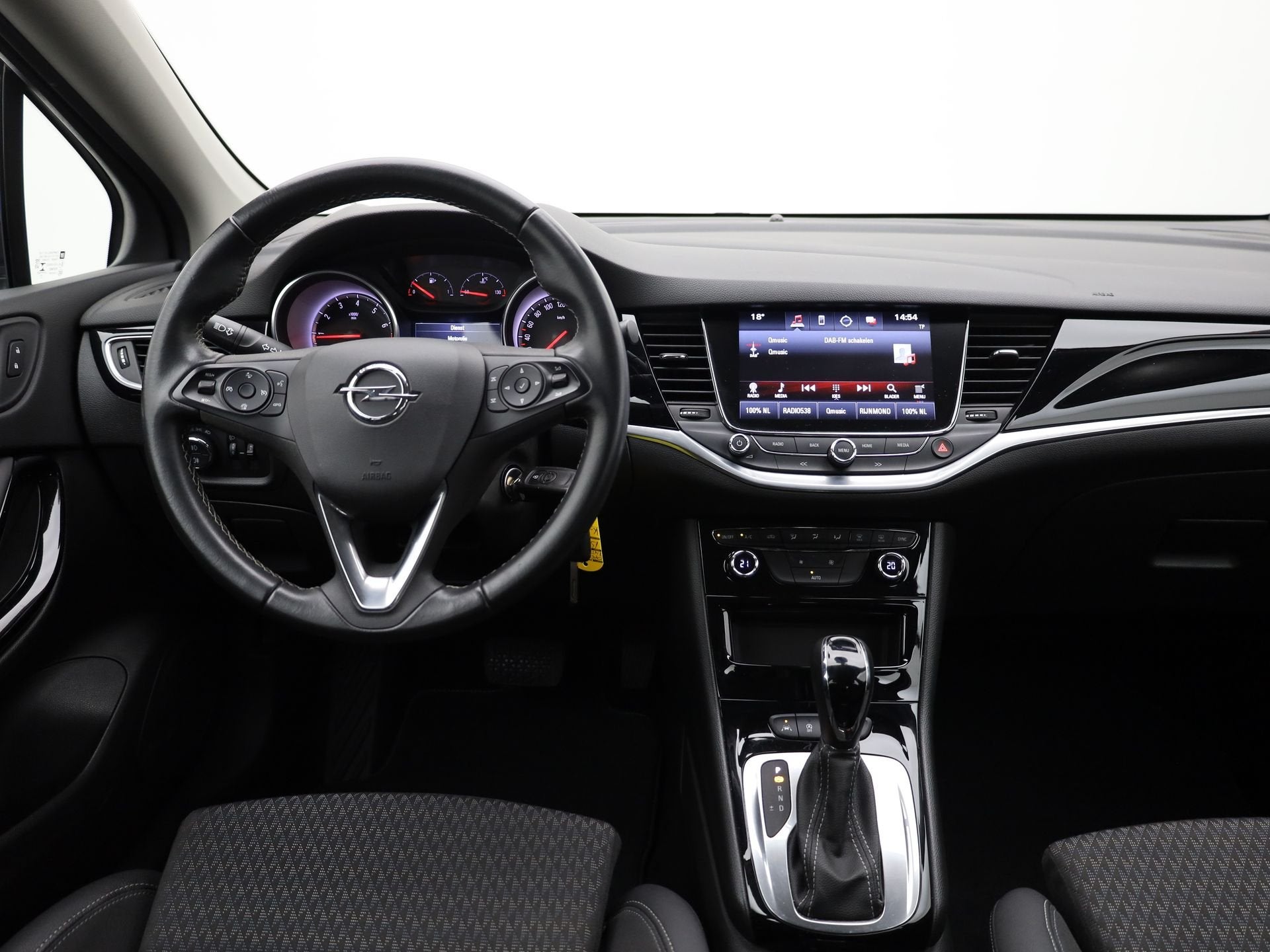 Opel Astra 1.4 Turbo Innovation | Navi | LMV | AGR Stoelen |, Gebruikt, Blauw, Grijs, Lease