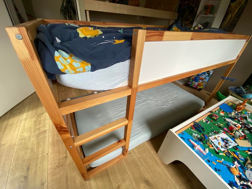 Ikea omkeer bed Kura, Ophalen, Zo goed als nieuw, Hoogslaper