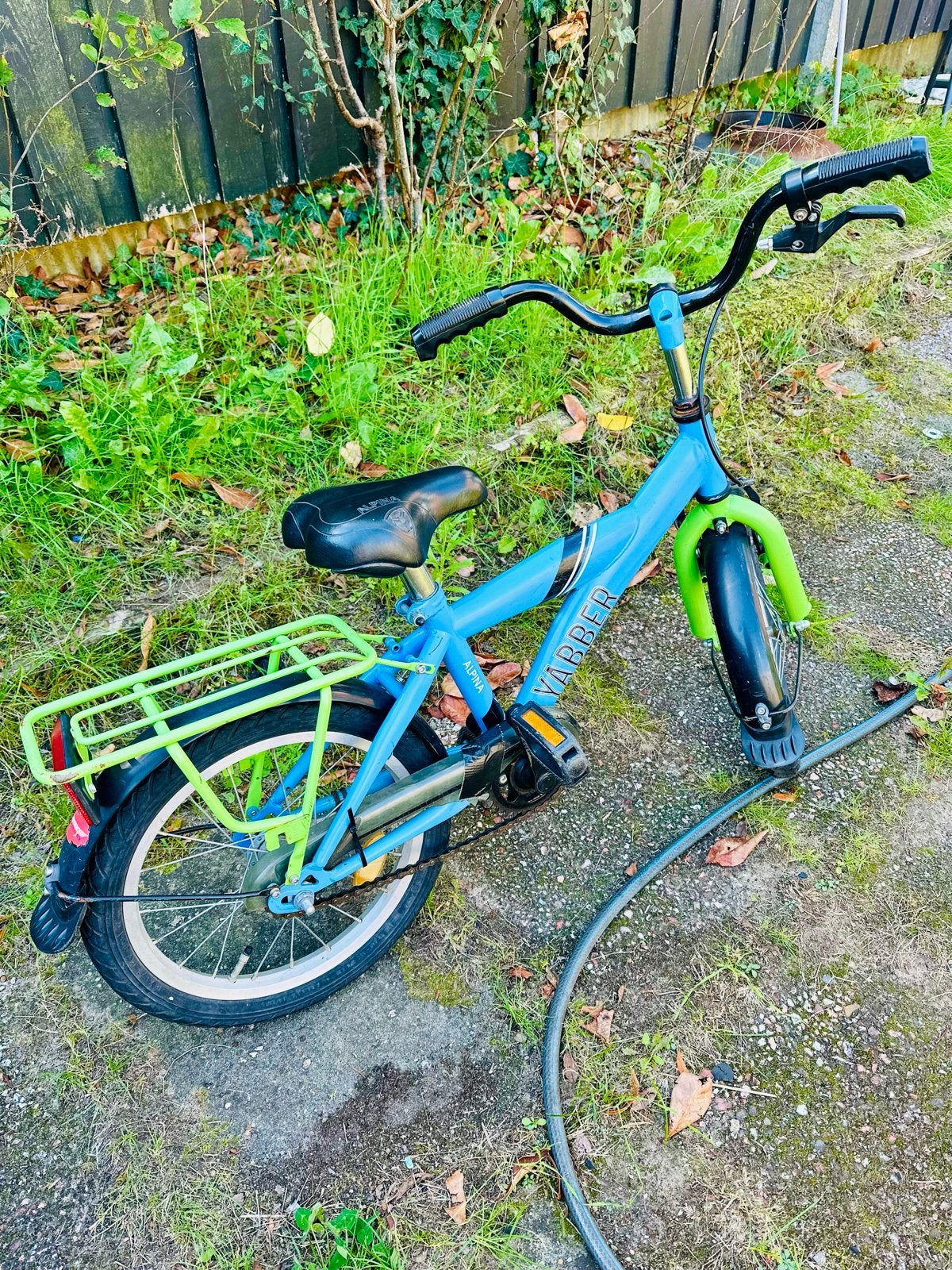 Alpina Yabber kinderfiets 16 inch - Hand- en terugtraprem, Ophalen, Gebruikt, Terugtraprem, 16 tot 20 inch