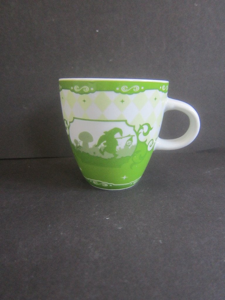 efteling servies mokken beker porselein in nieuwstaat GROEN, Verzamelen, Efteling, Ophalen of Verzenden, Zo goed als nieuw, Gebruiksvoorwerp