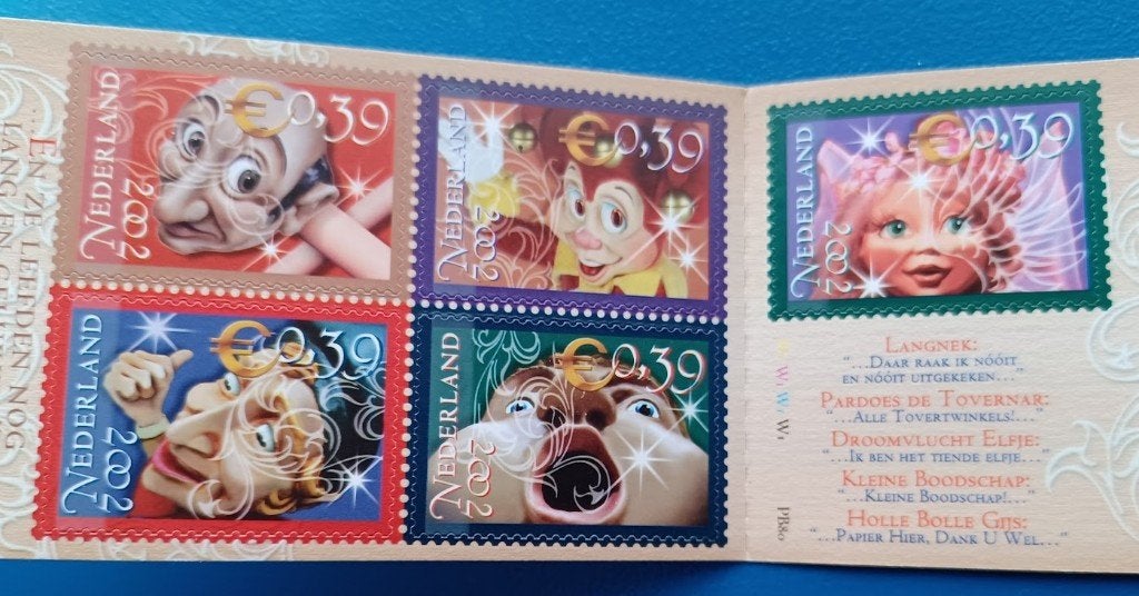 PB 80 5 maal Efteling 2002 - NVPH 2084-2088, Verzenden, Na 1940, Postfris