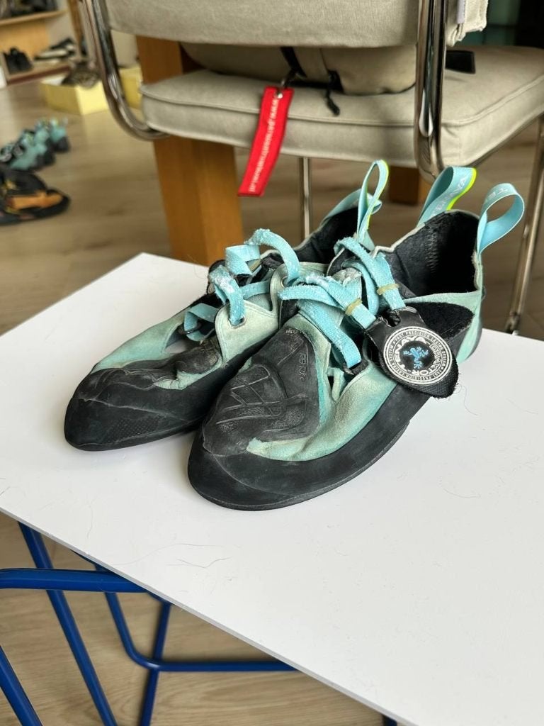 Klimschoenen Tenaya Indalo 39.5, Ophalen of Verzenden, Gebruikt, Klimsportschoenen