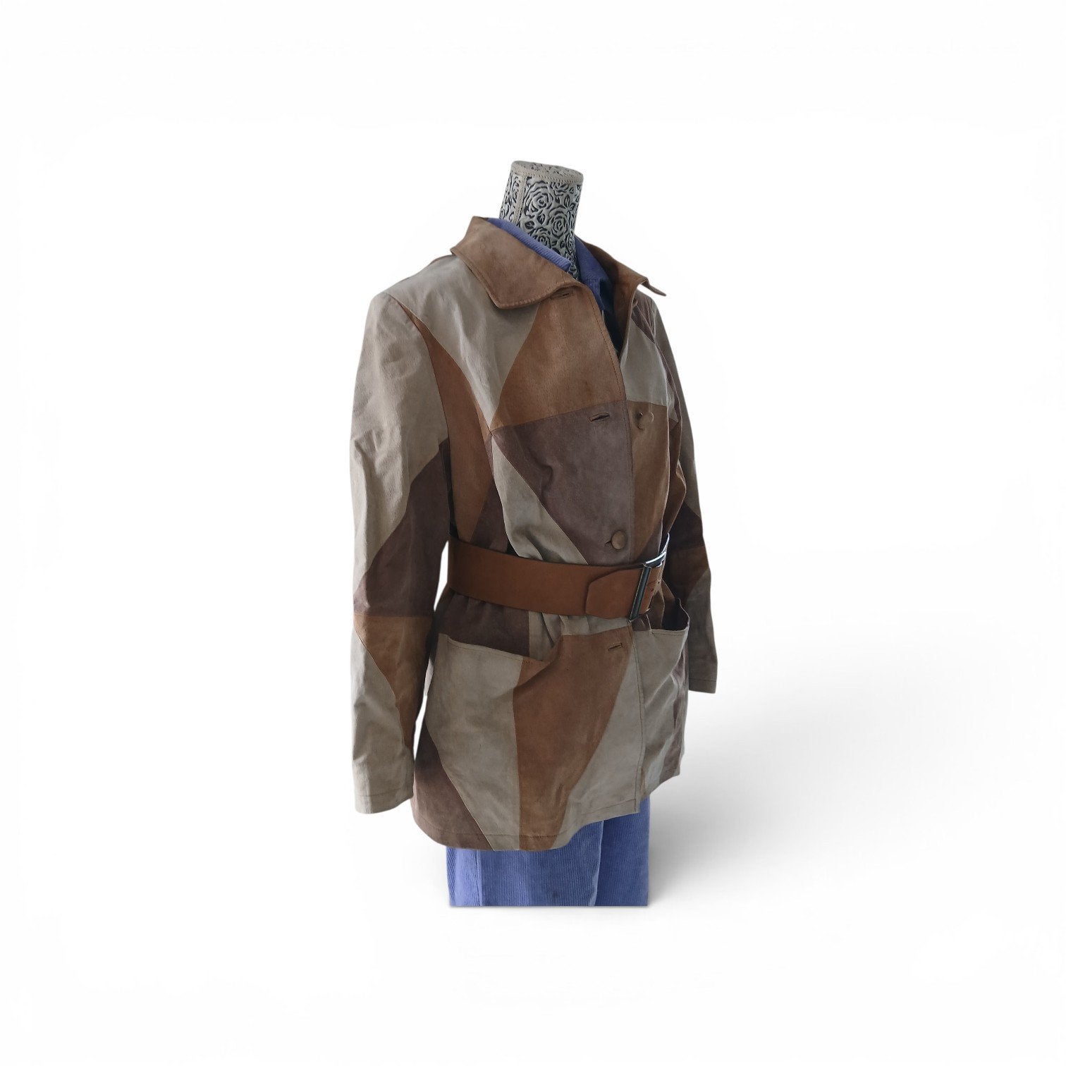 Vintage oversized leren jas maat 46, Ophalen of Verzenden, Zo goed als nieuw, Maat 46/48 (XL) of groter, Zwart