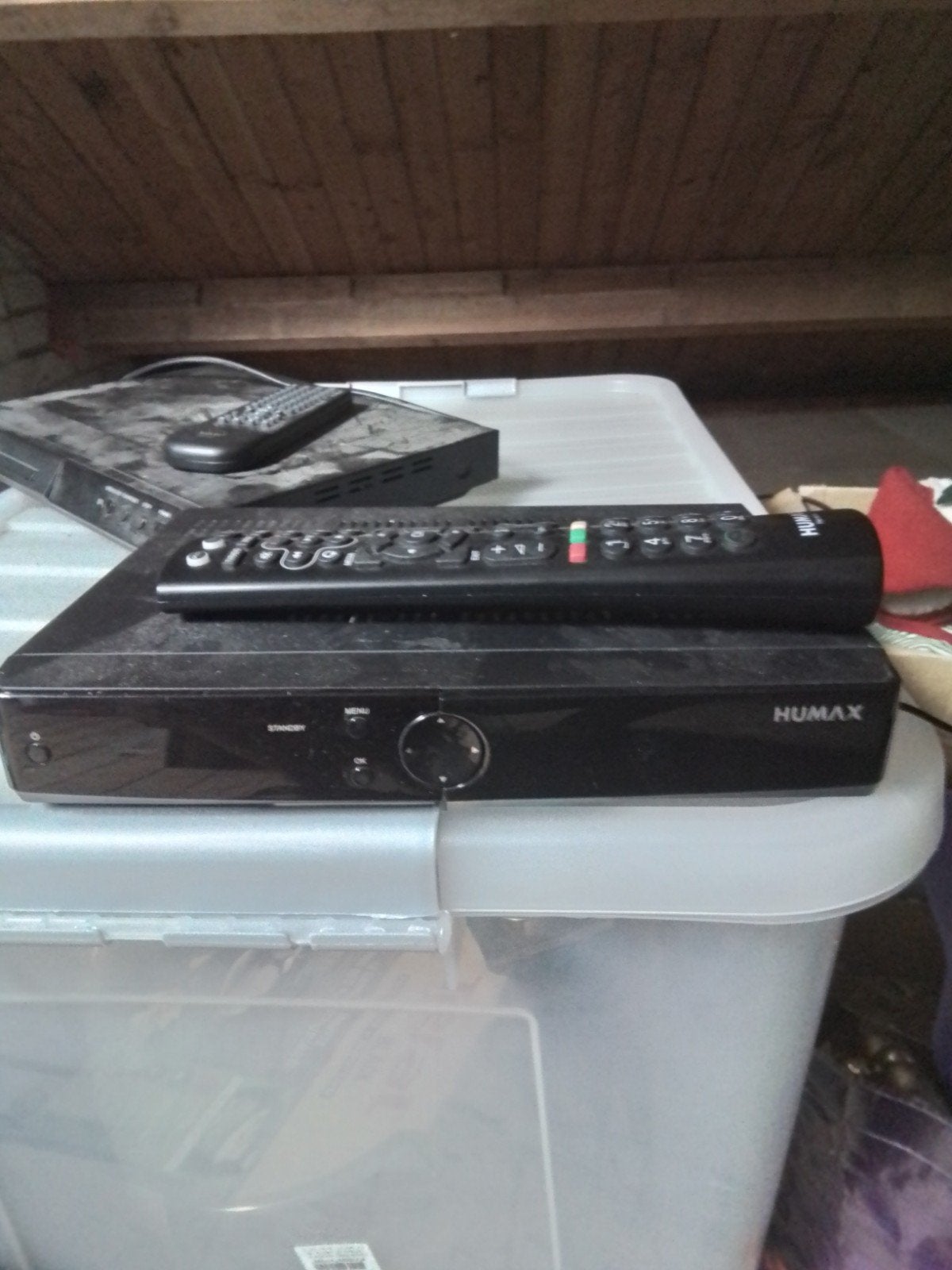Humax decoder met afstandsbediening, Ophalen of Verzenden, Gebruikt, Decoder