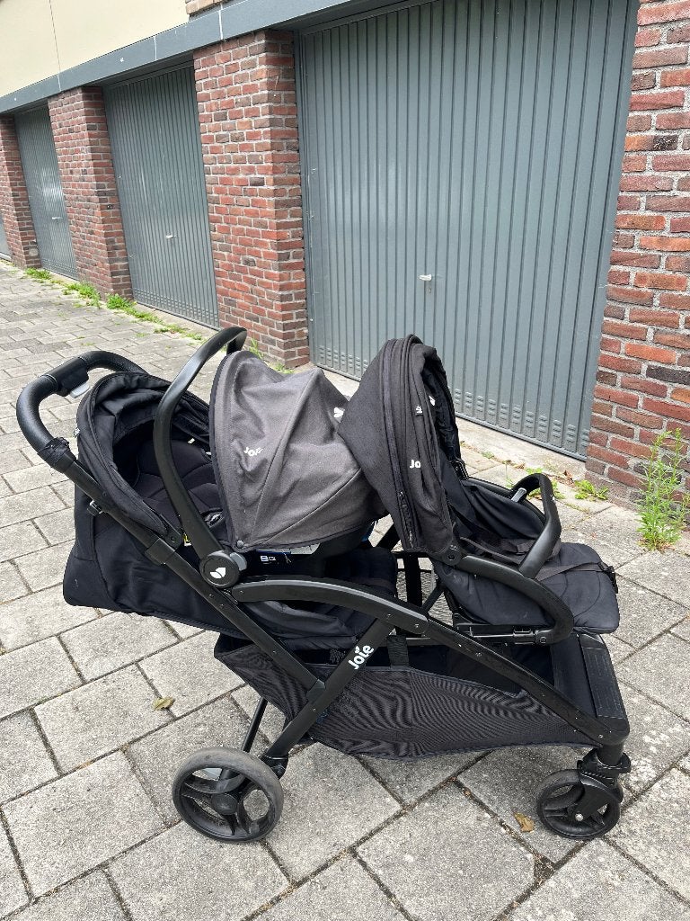Joie Duo buggy, Ophalen, Zo goed als nieuw, Overige merken, Verstelbare rugleuning