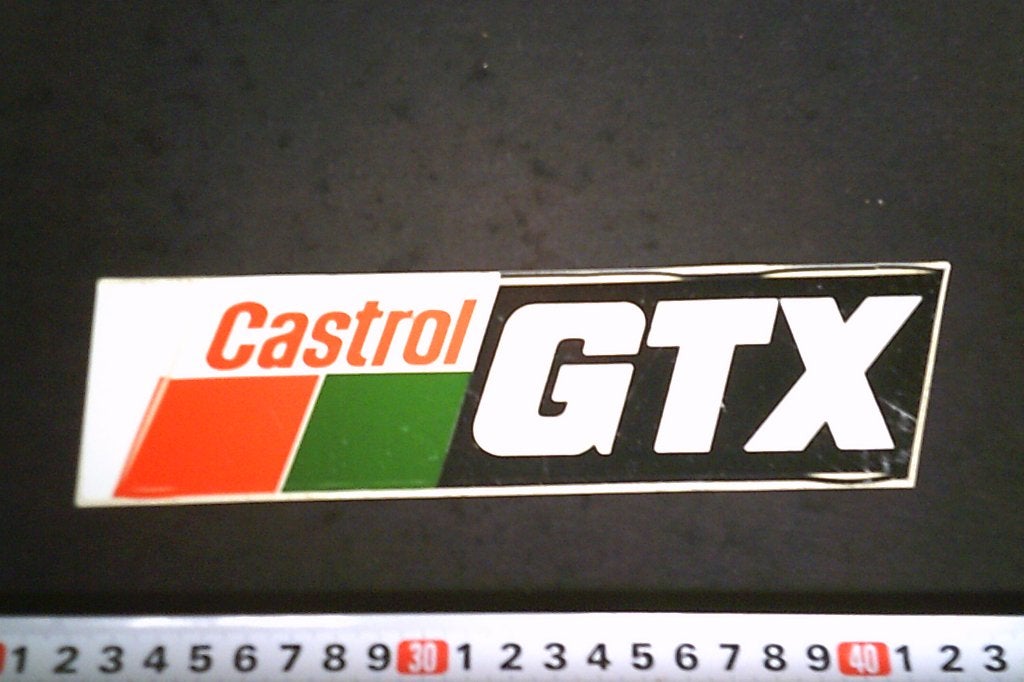 sticker CASTROL  GTX, Ophalen of Verzenden, Zo goed als nieuw