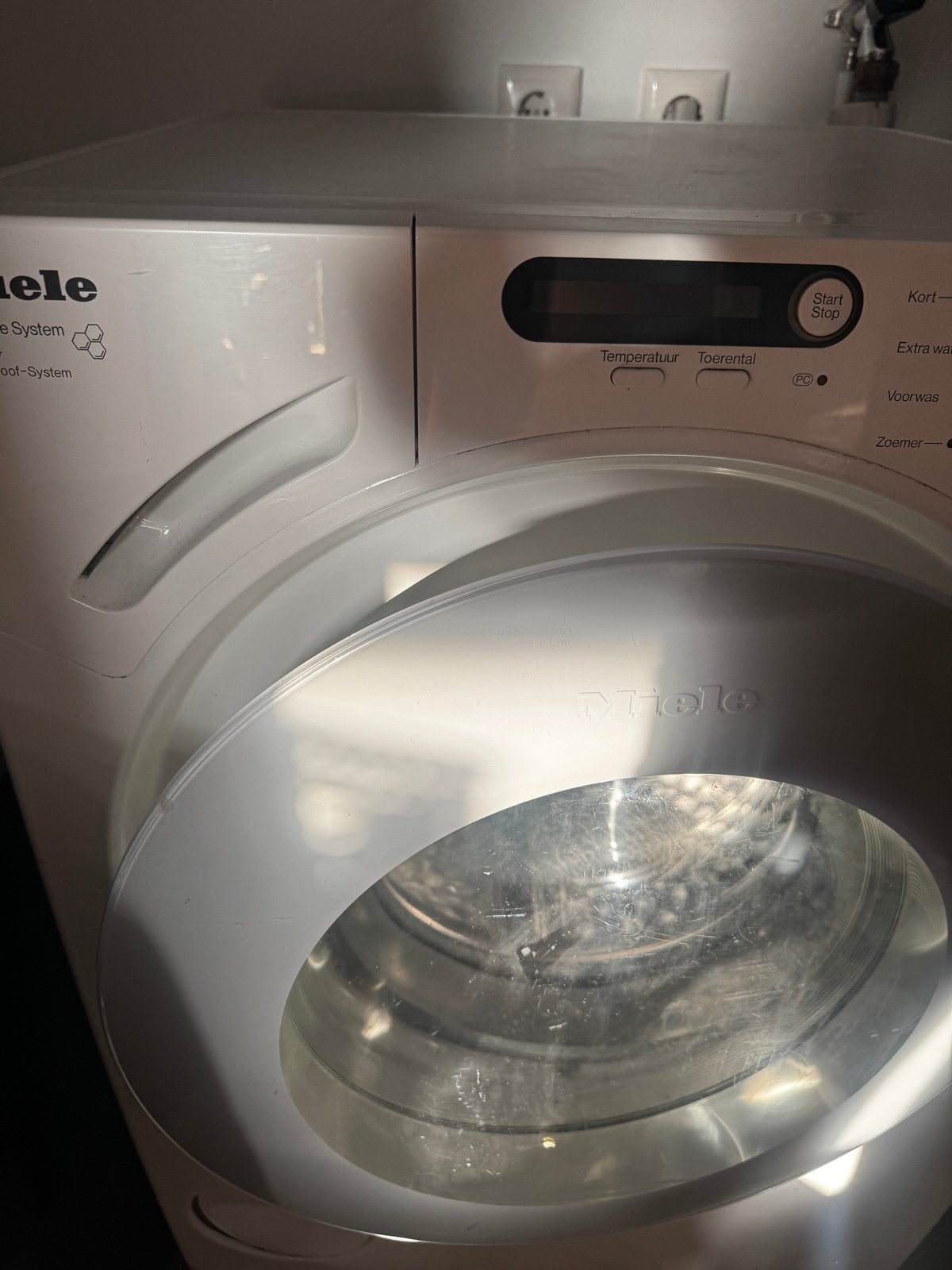 Miele wasmachine V 1814 - werkt goed., Ophalen, Gebruikt, Voorlader, Wolwasprogramma