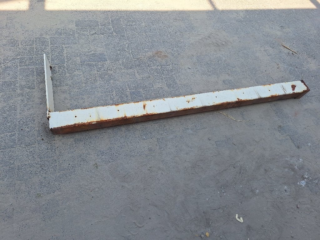 Stalen koker afmetingen 12 cm x 8 cm en 2 meter lang, Ophalen, Gebruikt, IJzer