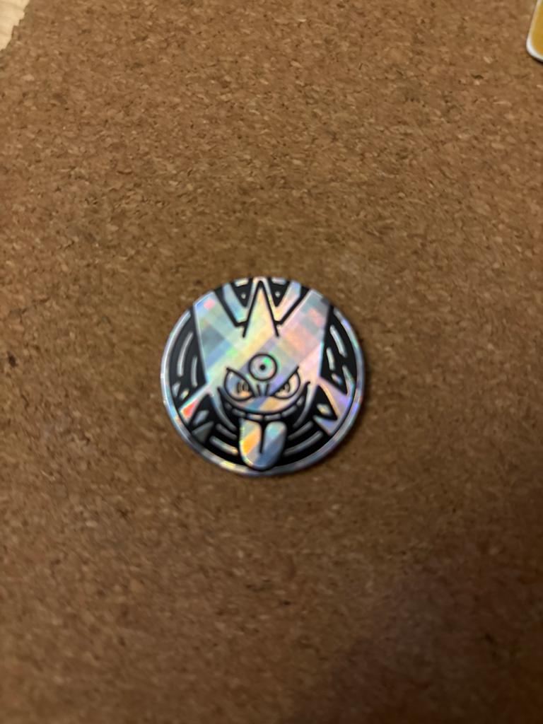 Pokémon Gengar 2016 TCG Holo Coin, Ophalen of Verzenden, Zo goed als nieuw, Overige typen