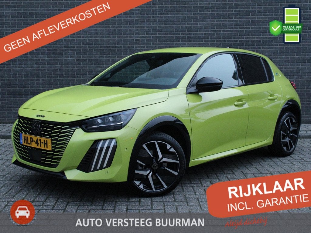 Peugeot e-208 EV GT 51 kWh Automaat, Achteruitrijcamera, Sto