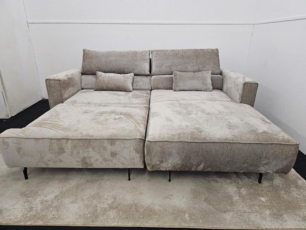 NIEUW Gloednieuwe luxe hoekbank met slaap en opslagfunctie, 125 cm of meer, 125 cm of meer, Zo goed als nieuw, Info@homefriesland.nl