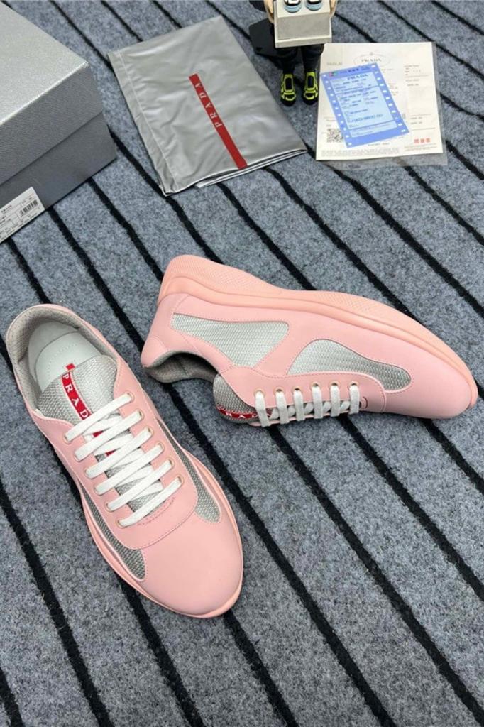 Prada Cups roze, Ophalen, Nieuw, Roze, Sneakers of Gympen