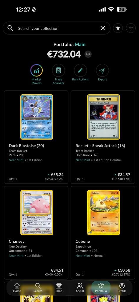 Pokémon Verzameling 143 Kaarten WOTC 1st Edition Holo NM, Ophalen of Verzenden, Zo goed als nieuw, Meerdere kaarten