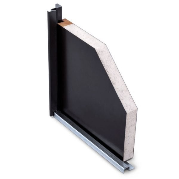 Deur staal volledig paneel b99,5 x h201 cm, Niet ingevuld, 80 tot 100 cm, Niet ingevuld, Nieuw