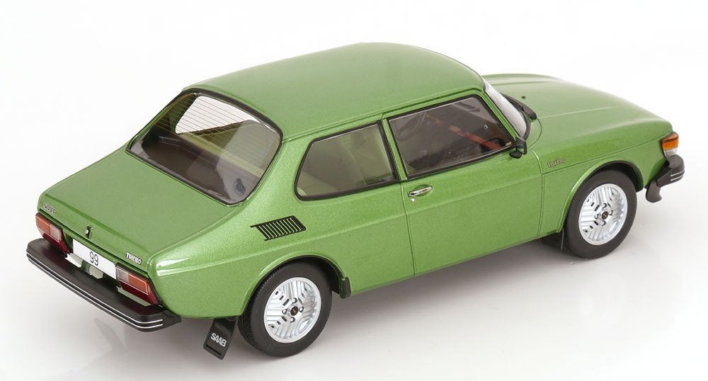 MCG 1:18 Saab 99 Turbo groen 1977, Overige merken, -, Nieuw, Ophalen of Verzenden