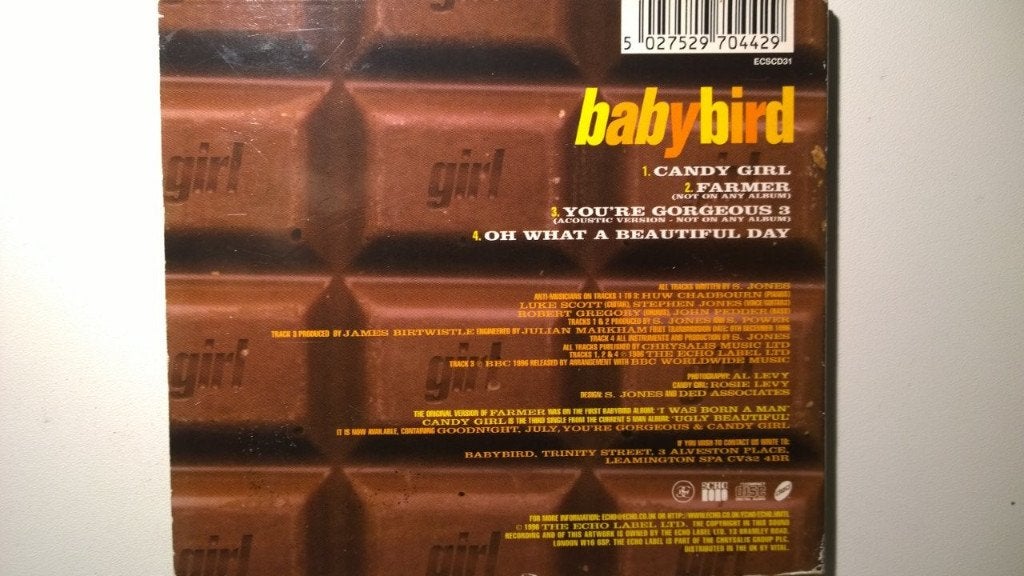 Babybird - Candy Girl, Ophalen of Verzenden, Zo goed als nieuw, Jazz, Album