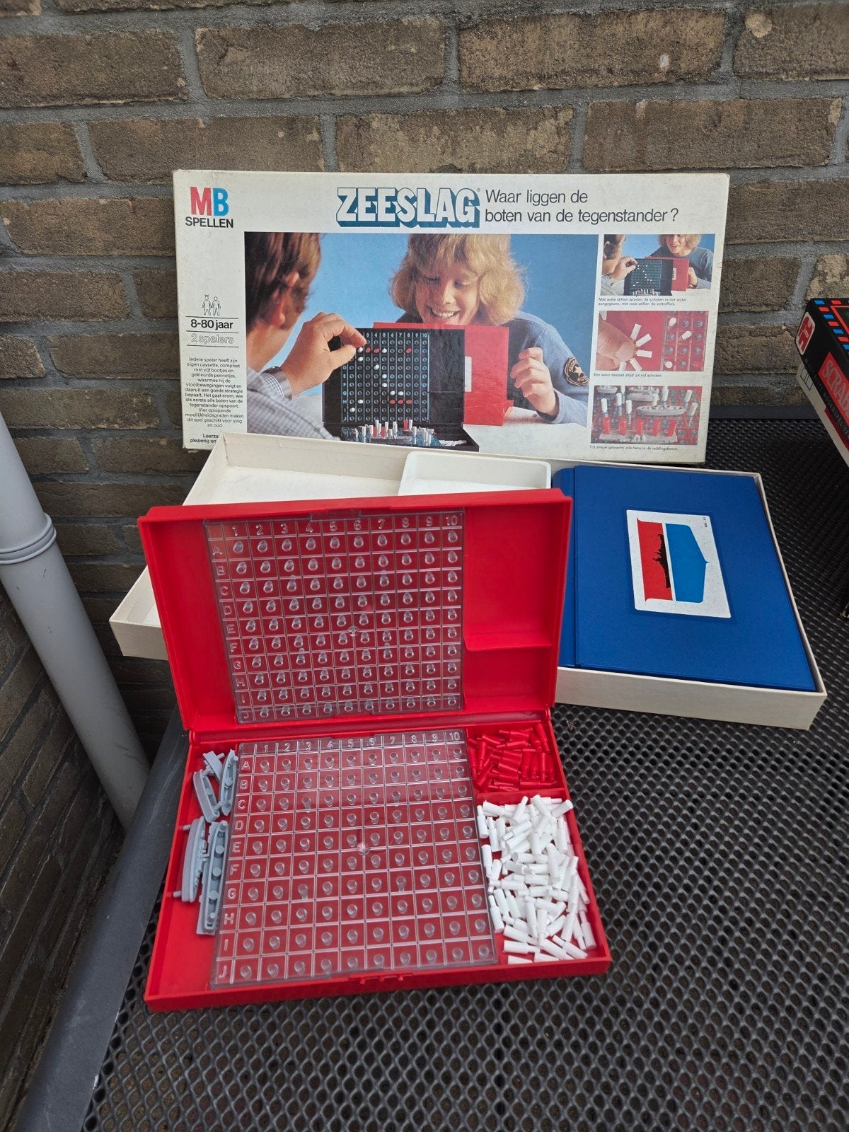MB Spellen Zeeslag - Klassiek bordspel, Een of twee spelers, Ophalen of Verzenden, Gebruikt, MB Spellen