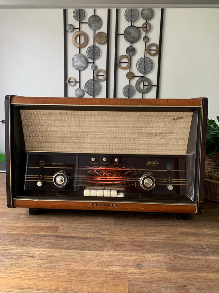 Oude Radio Philips, Antiek en Kunst, Ophalen