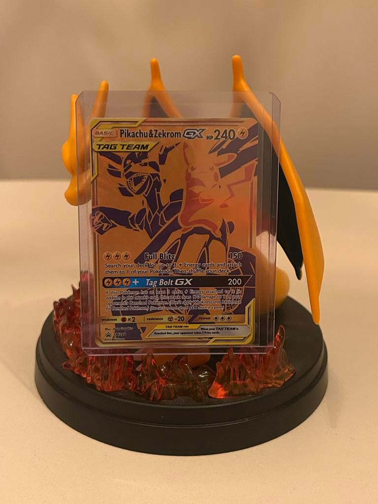 Pikachu & Zekrom GX Sm248 Promo, Ophalen of Verzenden, Zo goed als nieuw, Losse kaart, Foil