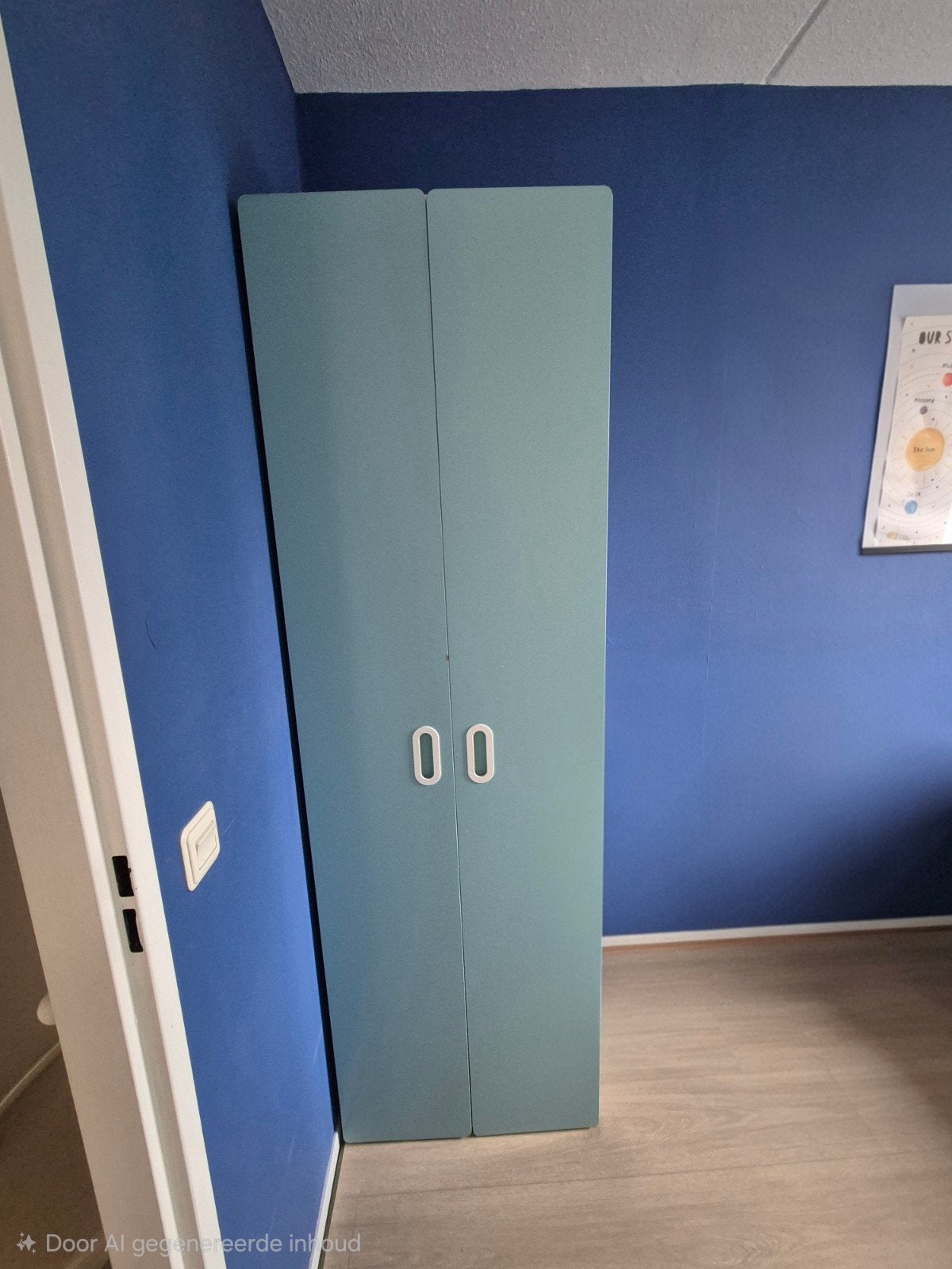 Kledingkast/Opbergkast - H193 D52 B60 - Goede staat, Huis en Inrichting, Ophalen, 50 tot 100 cm, 150 tot 200 cm, Overige houtsoorten