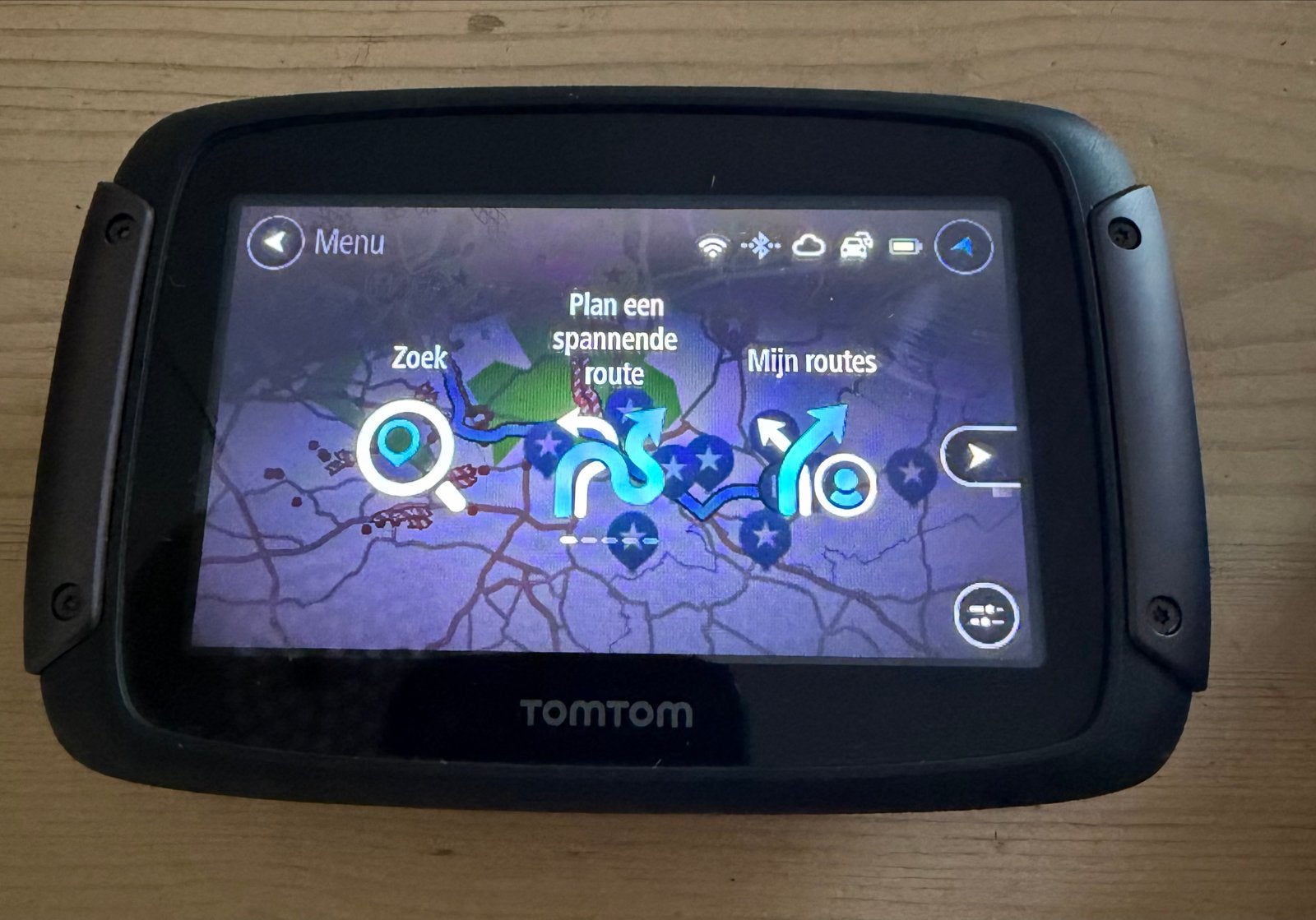 TomTom Rider 550 Motorfiets Navigatiesysteem, Ophalen of Verzenden, Zo goed als nieuw