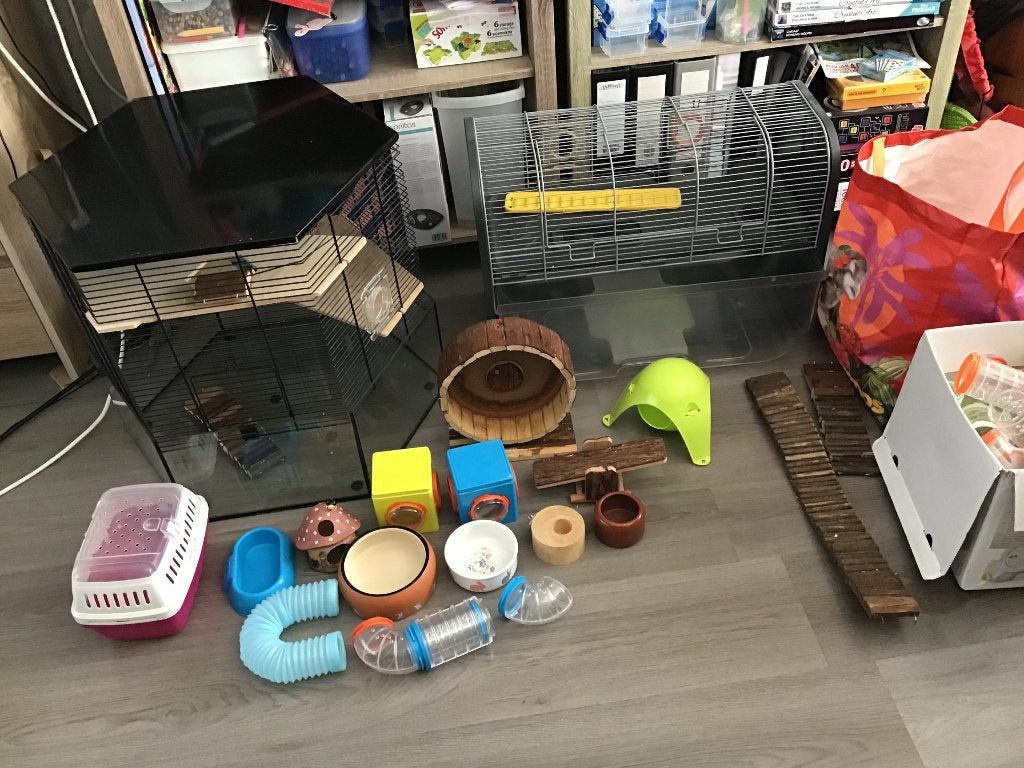 Hamsterkooi, Dieren en Toebehoren, Kooi, Gebruikt, Minder dan 75 cm, Hamster