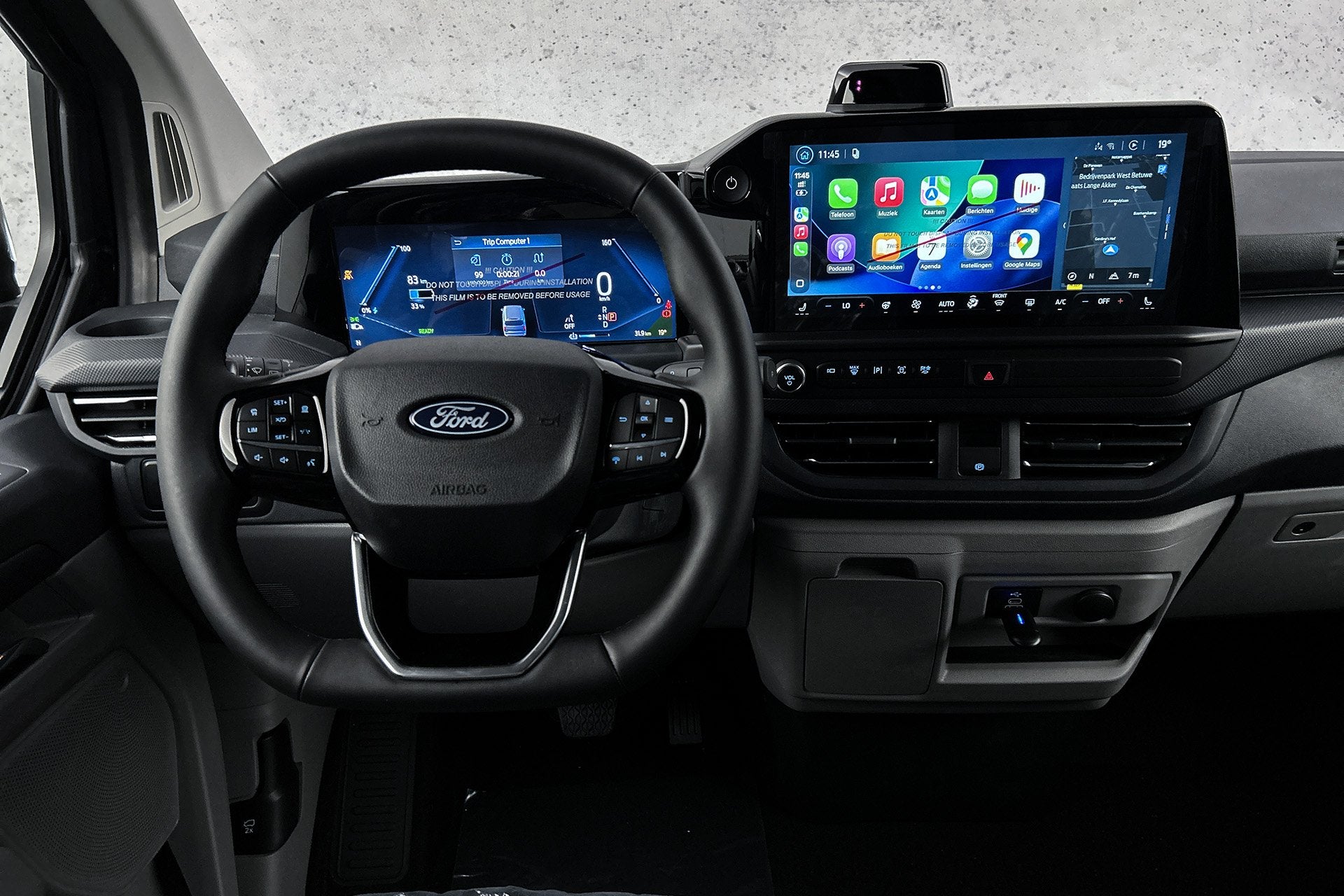 Ford E-Custom 340 L2 Limited | Dubbel cabine | 2x schuifdeur, Automaat, Gebruikt, Met garantie (alle), 2192 kg