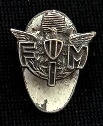 F.I.M. knoop-speld, Verzenden, Zo goed als nieuw, Transport, Speldje of Pin