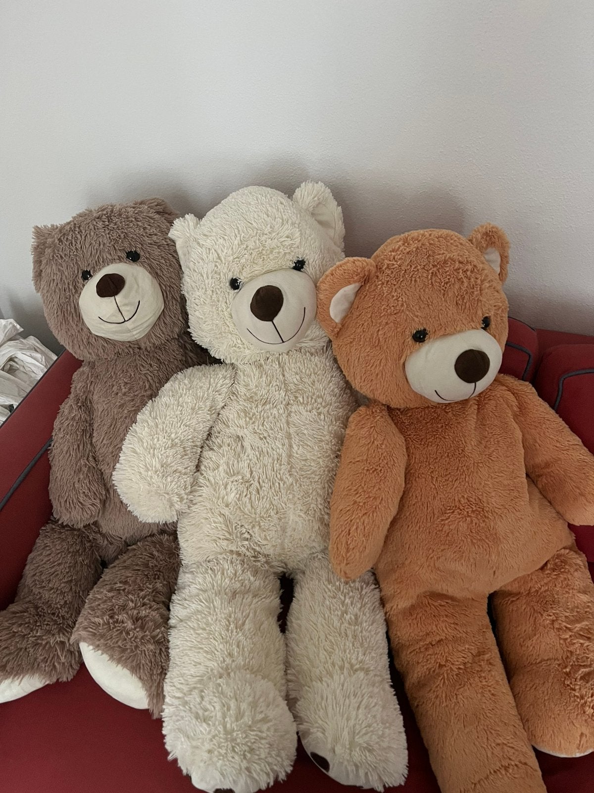 XXXL pluchen teddybeer 130cm, Verzamelen, Ophalen, Gebruikt, Stoffen beer, Overige merken