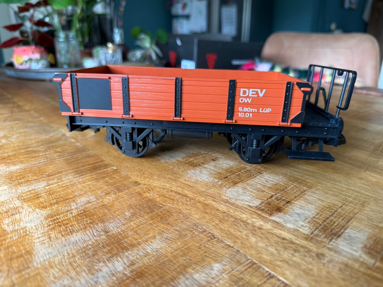 LGB open Goederenwagon in zeer nette staat G spoor, Gelijkstroom, Wagon, Ophalen of Verzenden, Zo goed als nieuw
